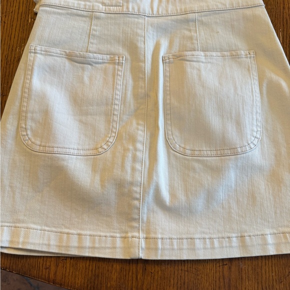 AG Adriano Goldschmied Cream Beige Mini Skirt - Picture 3 of 7